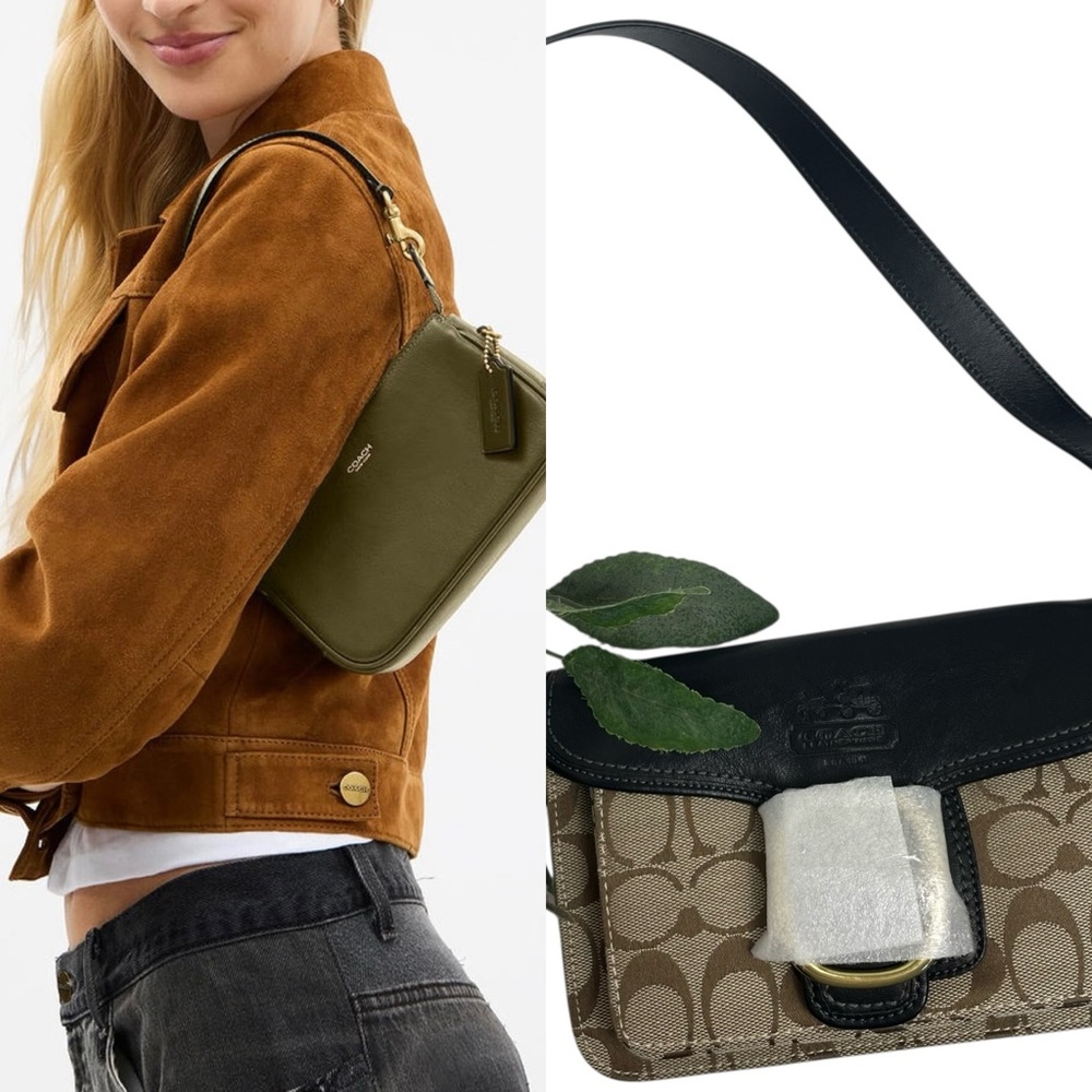 RARE! Coach Bleecker Soho Shoulder Bag Signature Jacquard Handbag Purse BNWT